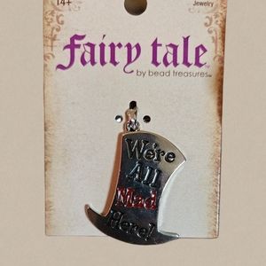 NWT/ Were All Mad Here ! - Mad Hatter Charm